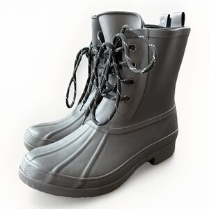 Chooka Rain Boots Women’s Size 7 Eastlake Rain Duck Charcoal